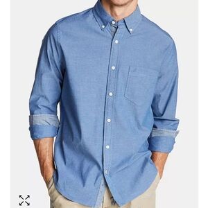 Nautica Men's Classic Fit Stretch Solid Oxford Button-Down Shirt. NWOT